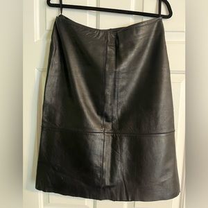 Vintage leather skirt